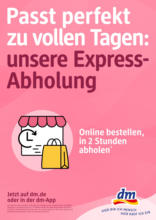dm: Koffer packen, fertig, Urlaub