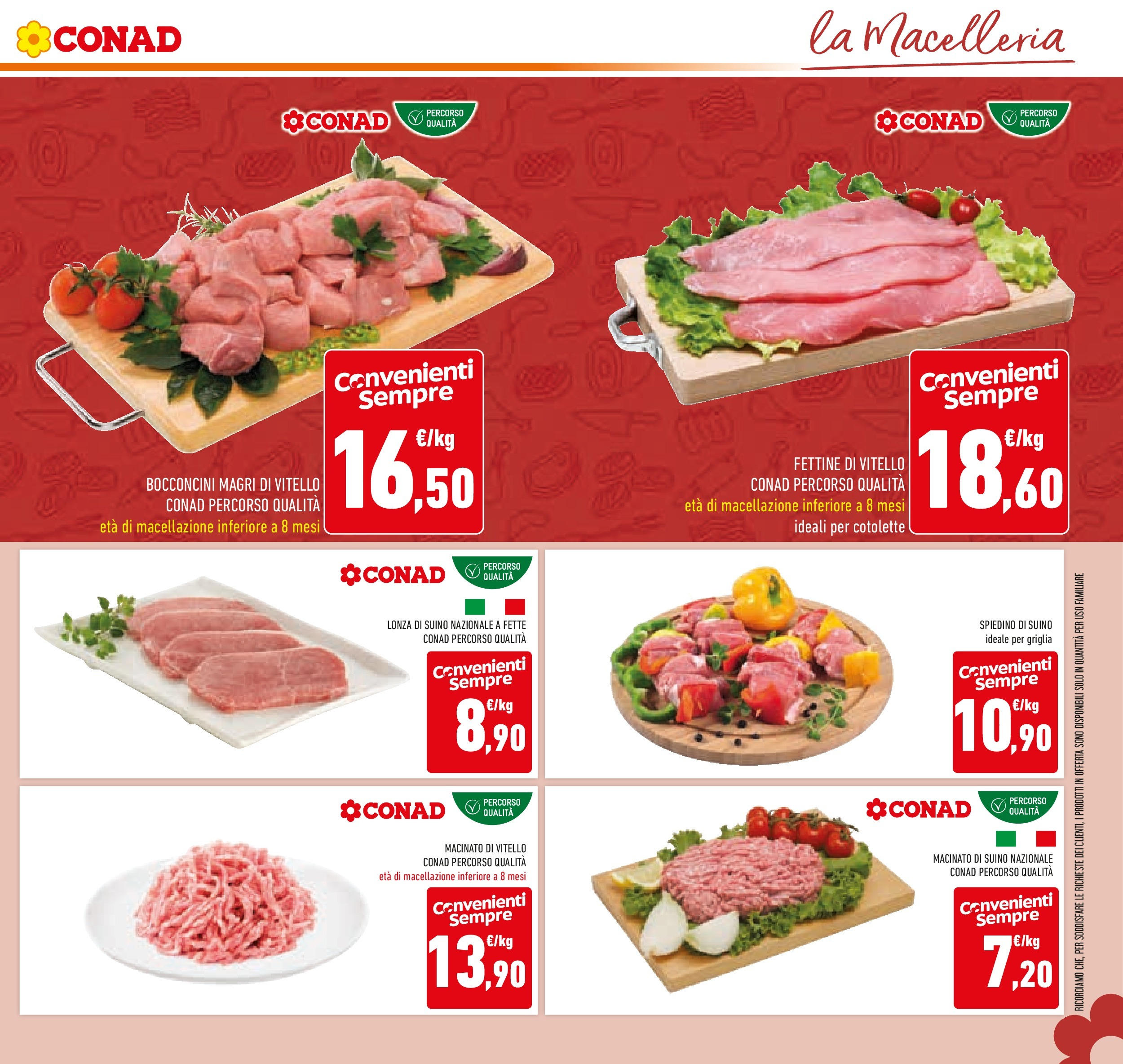 Volantino Conad dal 17/06/2025 > Anteprima - Giugno | Pagina: 11 | Prodotti: Suino, Vitello, Griglia, Macinato