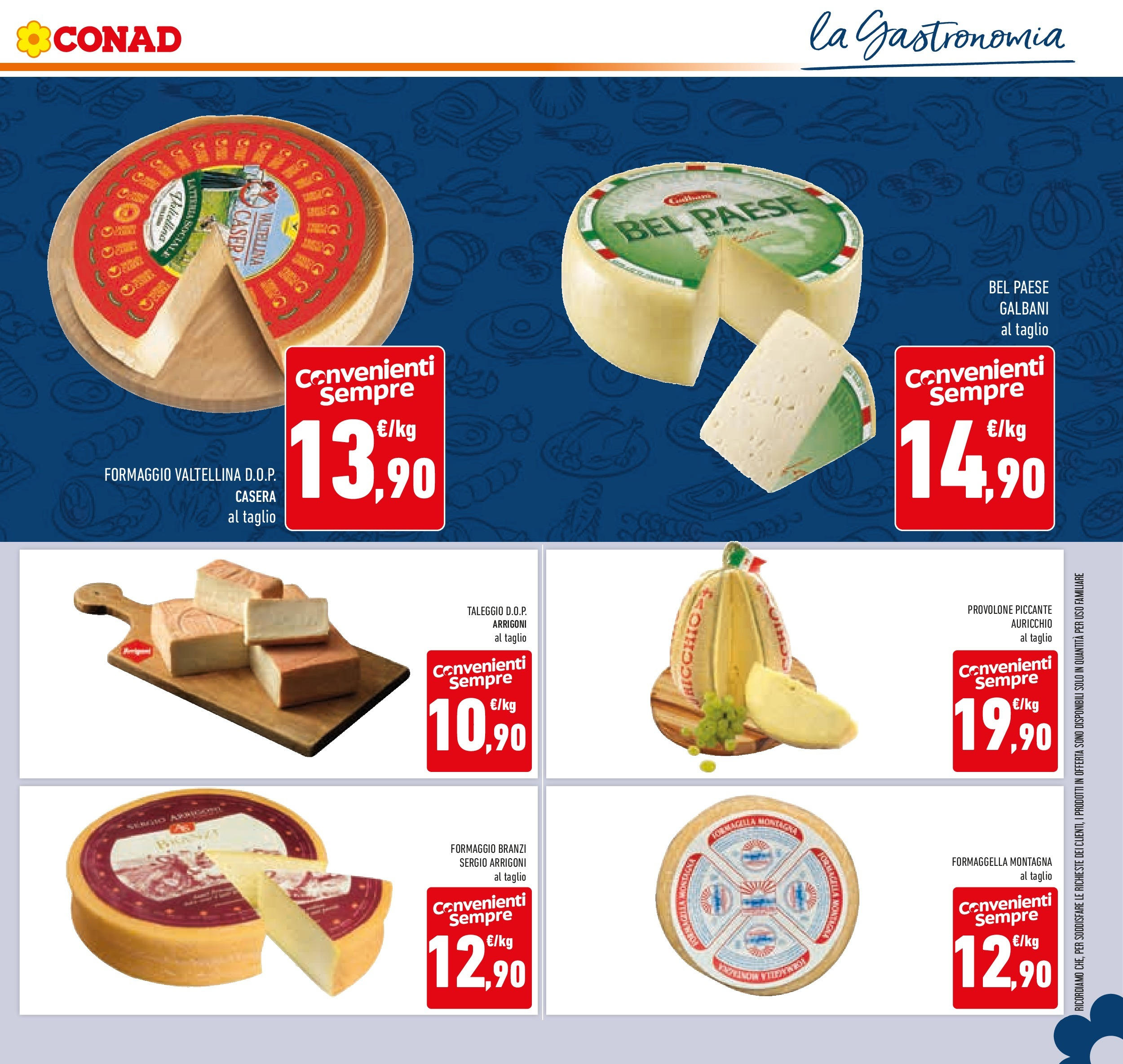 Volantino Conad dal 17/06/2025 > Anteprima - Giugno | Pagina: 15 | Prodotti: Provolone, Formaggio