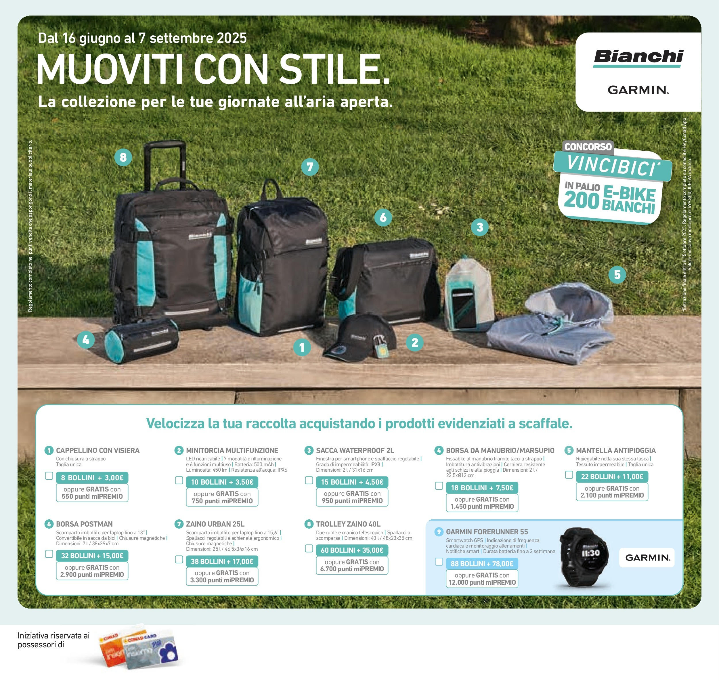 Volantino Conad dal 17/06/2025 > Anteprima - Giugno | Pagina: 38 | Prodotti: Zaino, Borsa, Smartwatch, Trolley