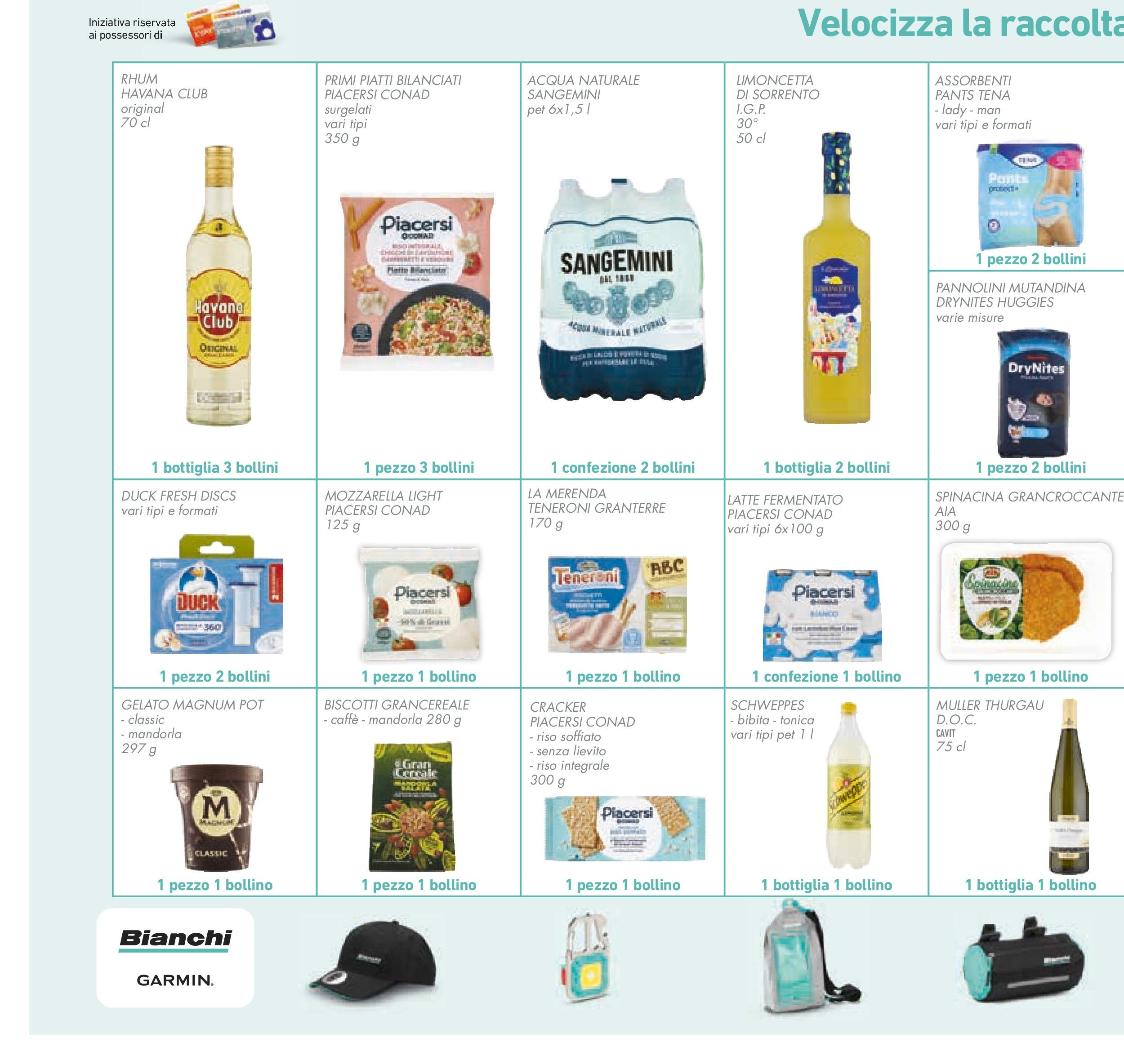 Volantino Conad dal 17/06/2025 > Anteprima - Giugno | Pagina: 40 | Prodotti: Biscotti, Mozzarella, Rum, Bottiglia