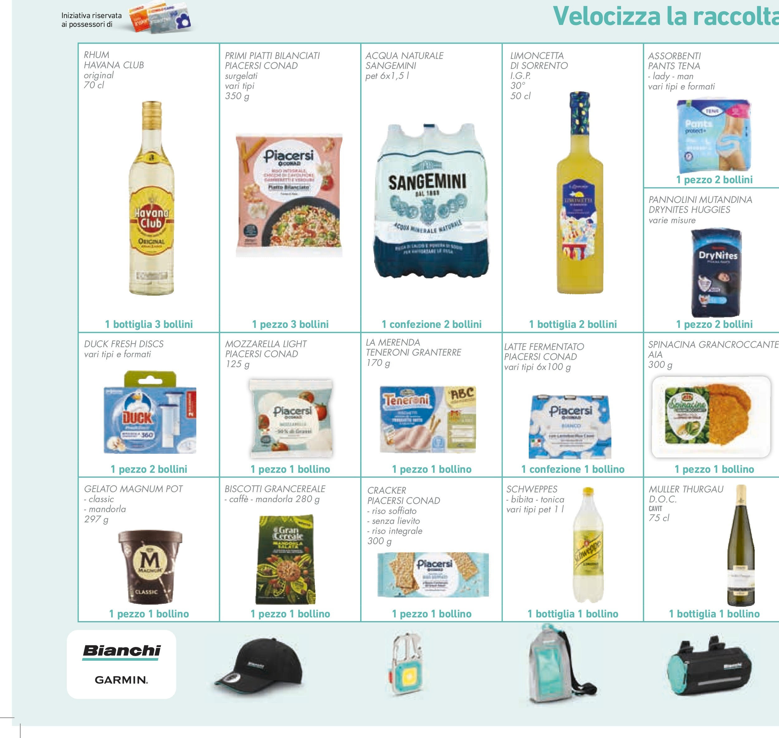 Volantino Conad dal 17/06/2025 > Anteprima - Giugno | Pagina: 30 | Prodotti: Pannolini, Latte, Crackers, Rum