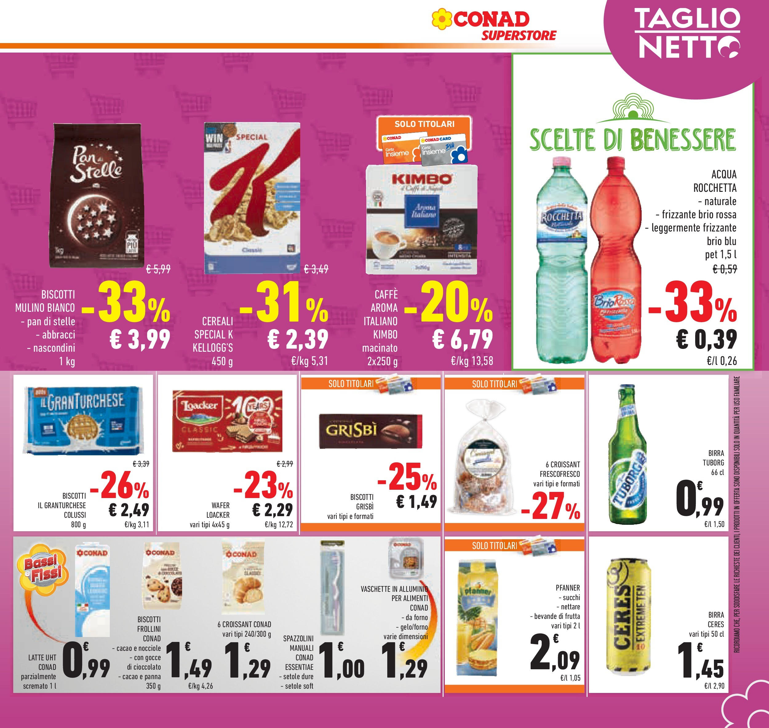 Volantino Conad dal 17/06/2025 > Anteprima - Giugno | Pagina: 31 | Prodotti: Cereali, Frutta, Ceres, Croissant