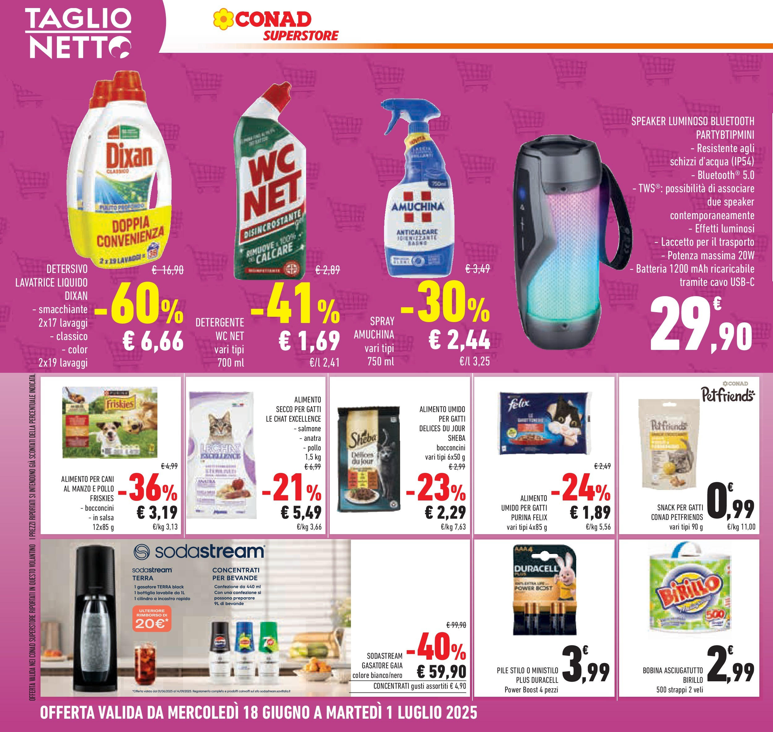 Volantino Conad dal 17/06/2025 > Anteprima - Giugno | Pagina: 34 | Prodotti: Salmone, Manzo, Batteria, Terra