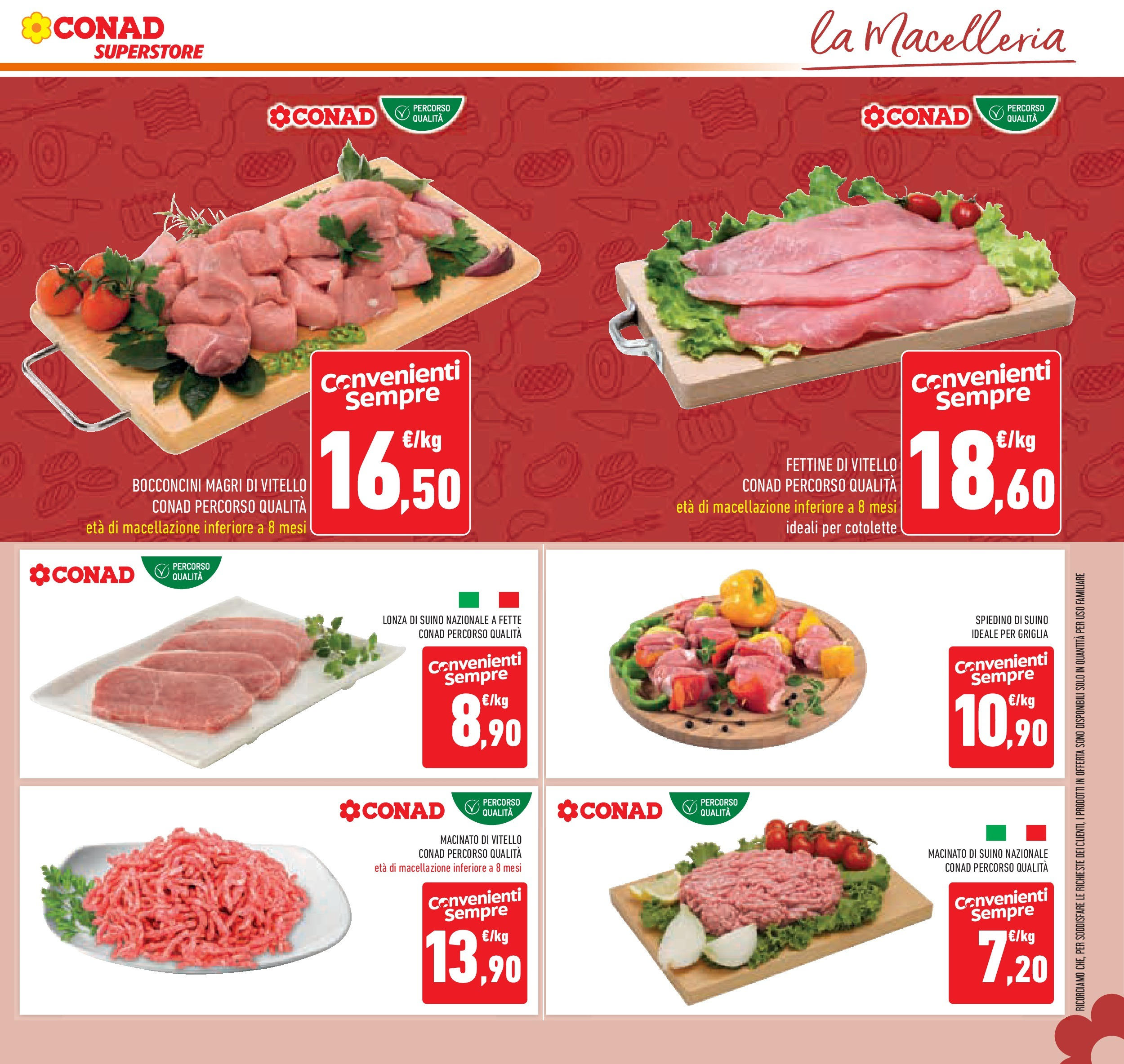 Volantino Conad dal 17/06/2025 > Anteprima - Giugno | Pagina: 11 | Prodotti: Suino, Vitello, Griglia, Macinato