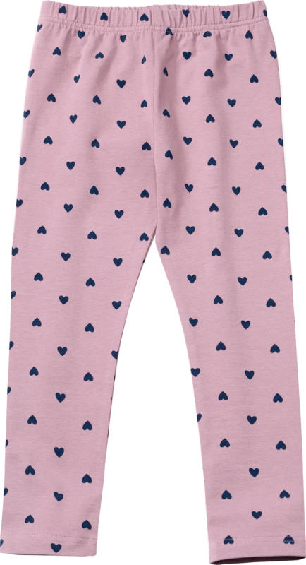 ALANA Leggings Pro Climate mit Herz-Muster, lila, Gr. 98