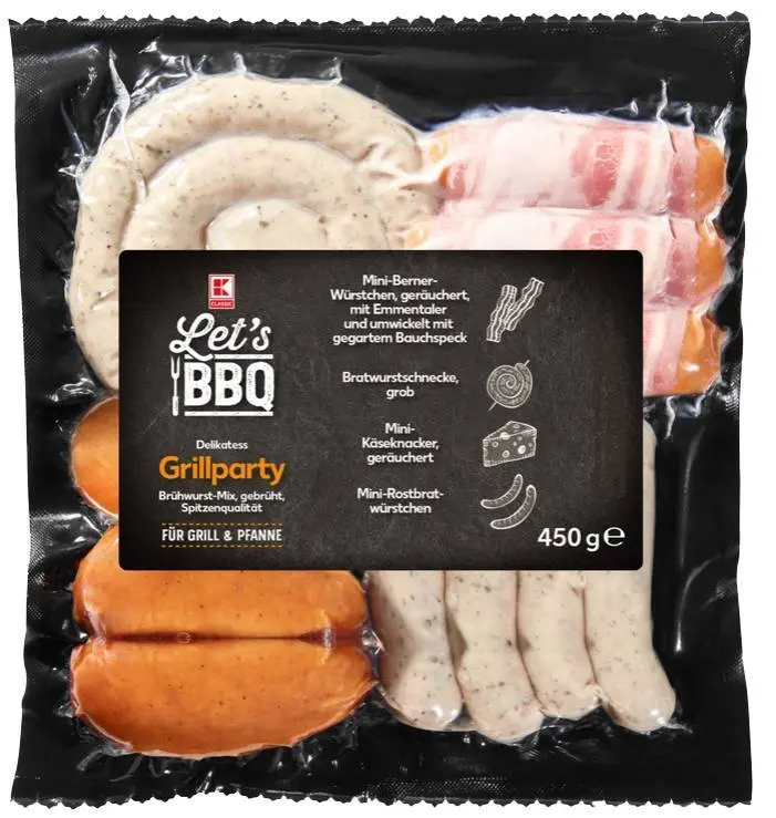 K-CLASSIC Grillparty варени колбаси микс