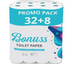 Bonuss Тоалетна хартия 32+8 бр.