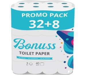 Bonuss Тоалетна хартия 32+8 бр.