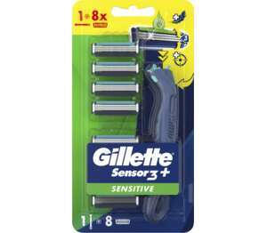 GILLETTE Самобръсначка Sensor 3 + 8 ножчета