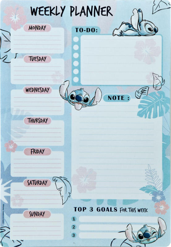 STITCH Тетрадка дневник
