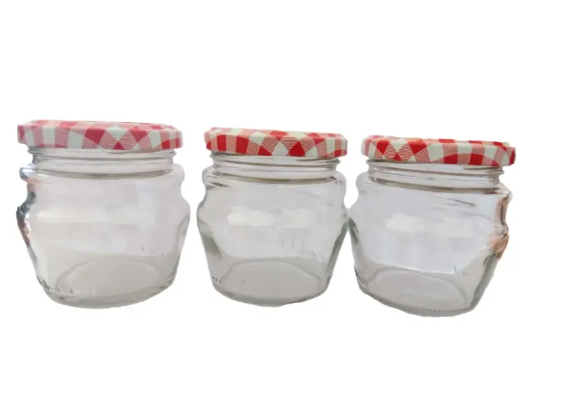 Буркан с капачка 3 бр.
