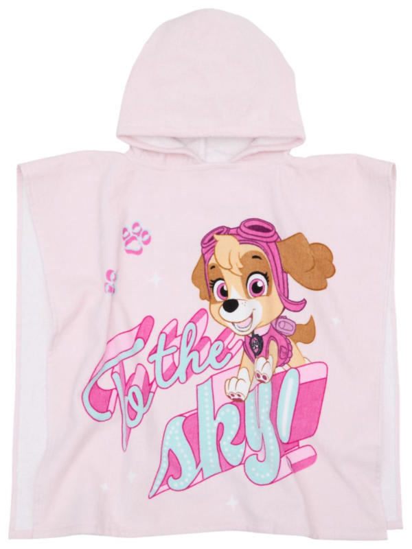 PAW PATROL Детска хавлия пончо 60 x 120 см