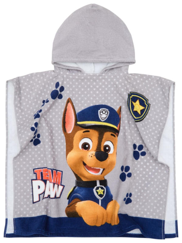 PAW PATROL Детска хавлия пончо 60 x 120 см