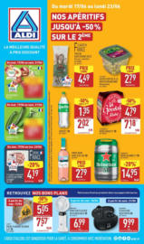 Nos apéritifs jusqu'à -50% sur le 2ème