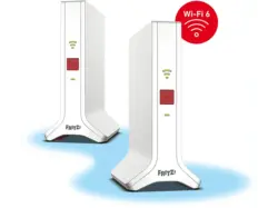AVM FRITZ!Mesh Wi-Fi Set 4200, 2er Pack, Gigabit-LAN, Weiß; WLAN Repeater