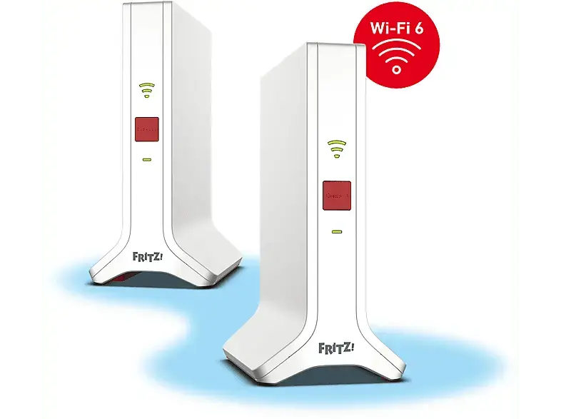 AVM FRITZ!Mesh Wi-Fi Set 4200, 2er Pack, Gigabit-LAN, Weiß; WLAN Repeater