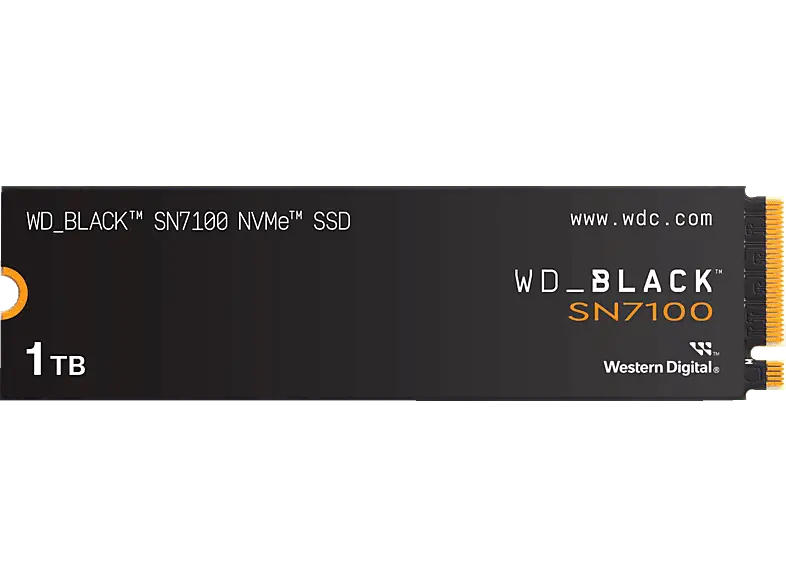 SandISK WD_black™ SN7100 NVMe™ SSD 1TB, M.2 2280 SSD, PCIe® Gen4, Schwarz