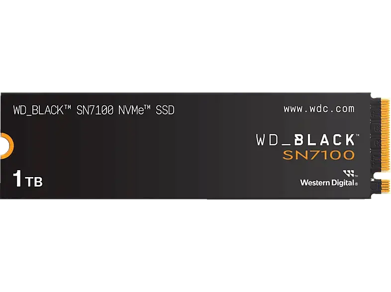 SandISK WD_black™ SN7100 NVMe™ SSD 1TB, M.2 2280 SSD, PCIe® Gen4, Schwarz