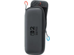 NINTENDO Switch 2 Tasche & -Schutzfolie, Schwarz/Transparent