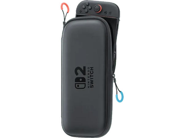 NINTENDO Switch 2 Tasche & -Schutzfolie, Schwarz/Transparent
