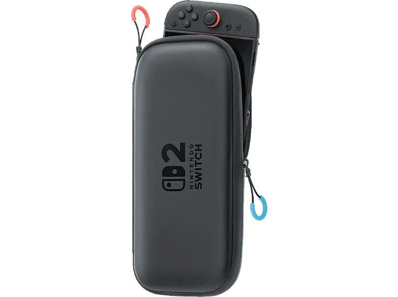 NINTENDO Switch 2 Tasche & -Schutzfolie, Schwarz/Transparent