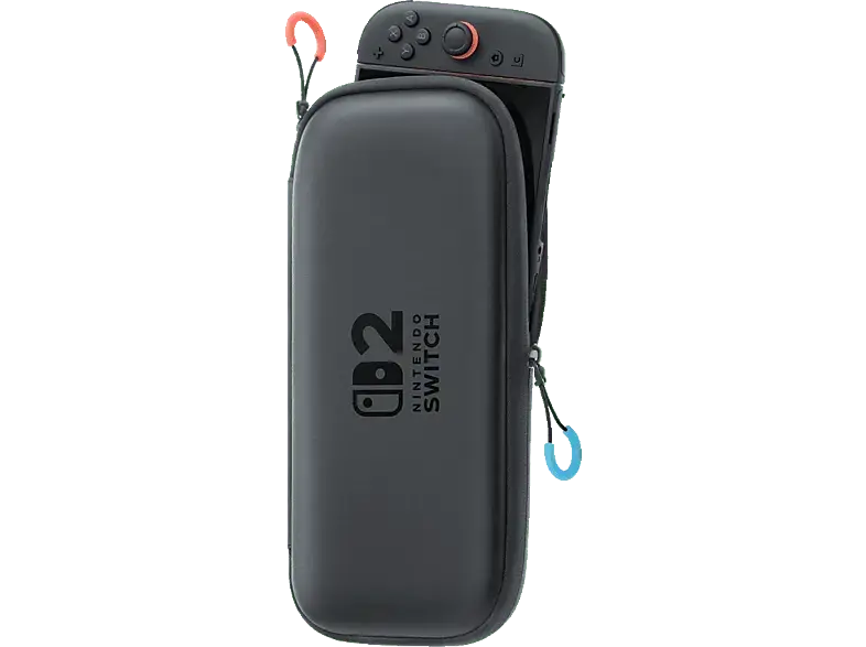 Nintendo Switch 2 Tasche & -Schutzfolie, Schwarz/Transparent