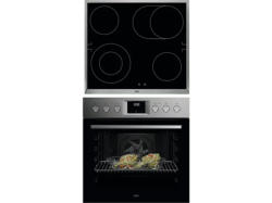 AEG OU5AE20SM 5000 SurroundCook®, Herdset inkl. HE604062XB Kochfeld (Strahlungsheizung, A+, 72 l)