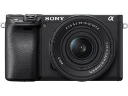 Sony Alpha 6400 Body + E 16-50 mm F3.5-5.6 OSS II APS-C Systemkamera mit Objektiv mm, Schwarz; Systemkamera Set
