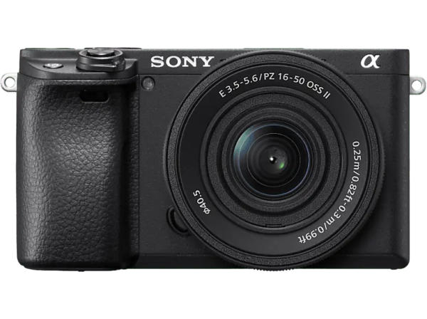 Sony Alpha 6400 Body + E 16-50 mm F3.5-5.6 OSS II APS-C Systemkamera mit Objektiv mm, Schwarz; Systemkamera Set