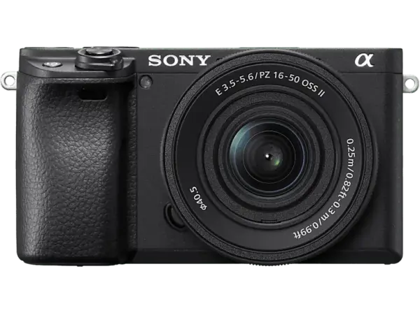 Sony Alpha 6400 Body + E 16-50 mm F3.5-5.6 OSS II APS-C Systemkamera mit Objektiv mm, Schwarz; Systemkamera Set