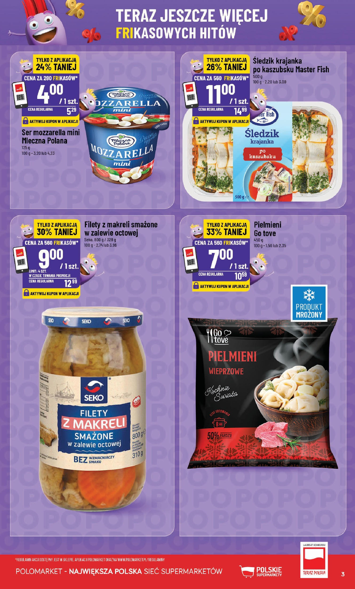 POLOmarket gazetka od jutra (18.06.2025) - Nowa PDF | Strona: 3 | Produkty: Ser, Mozzarella
