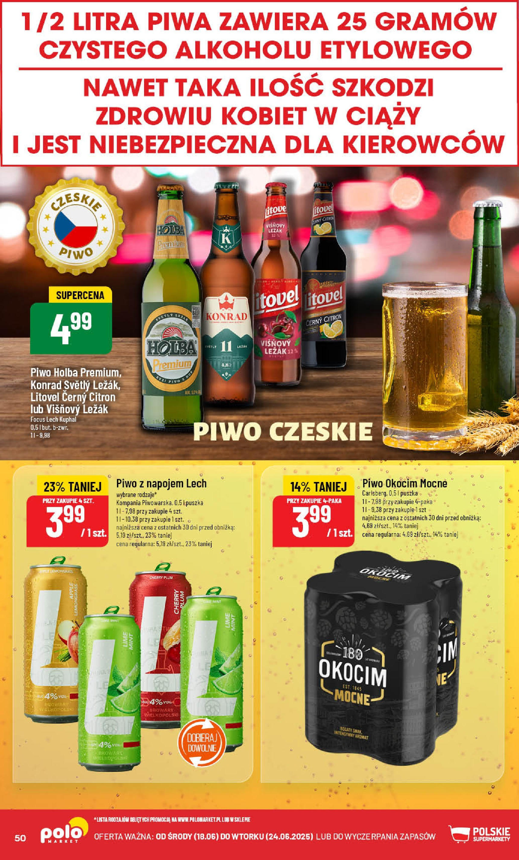 POLOmarket gazetka od jutra (18.06.2025) | Nowa PDF | Strona: 50 | Produkty: Leżak, Piwo POLOmarket gazetka od jutra (18.06.2025) - Nowa PDF | Strona: 50 | Produkty: Leżak, Piwo