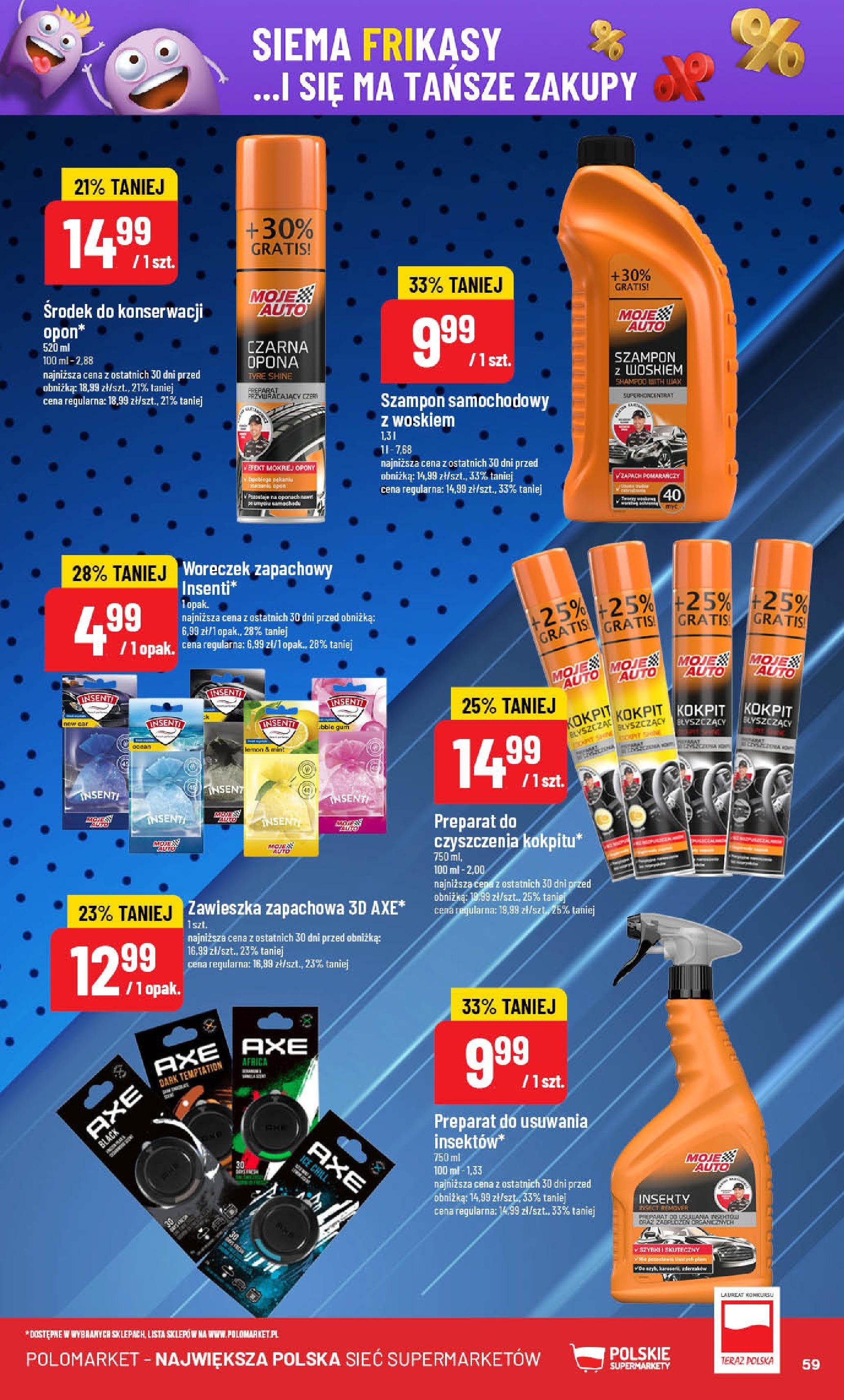 POLOmarket gazetka od jutra (18.06.2025) | Nowa PDF | Strona: 59 | Produkty: Cleaner, Zapach, Szampon POLOmarket gazetka od jutra (18.06.2025) - Nowa PDF | Strona: 59 | Produkty: Cleaner, Zapach, Szampon