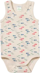 ALANA Body Ärmellos mit Fisch-Muster, beige, Gr. 98/104
