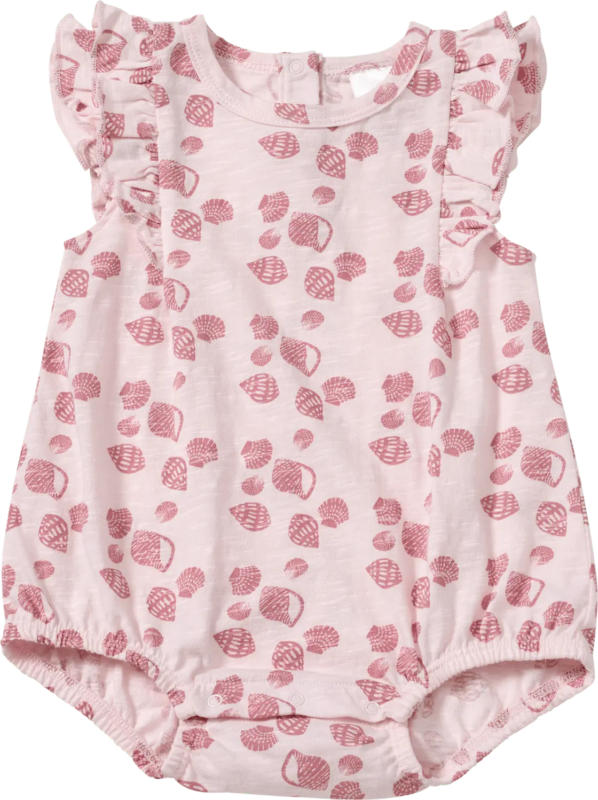 ALANA Body Ärmellos mit Muschel-Muster & Rüschen, rosa, Gr. 86/92