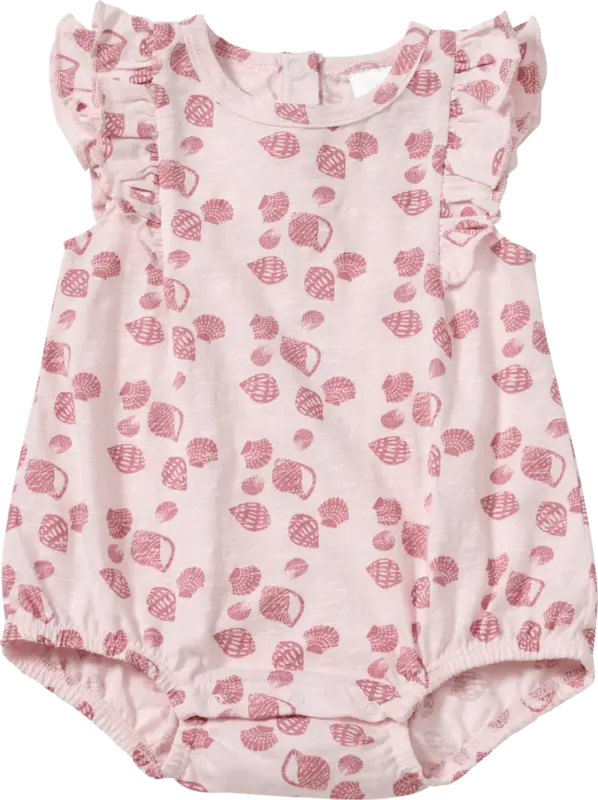 ALANA Body Ärmellos mit Muschel-Muster & Rüschen, rosa, Gr. 86/92