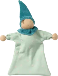 ALANA Püppchen mit Kleid & Punkte-Muster, grün + beige