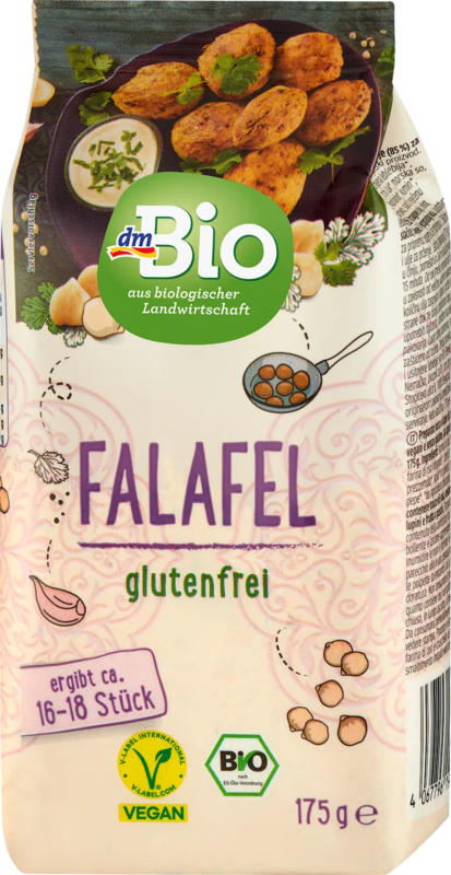 dmBio Falafel, glutenfrei