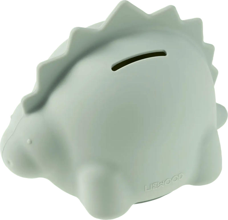 LIEWOOD Spardose Dino, dusty mint (14x11x12 cm)