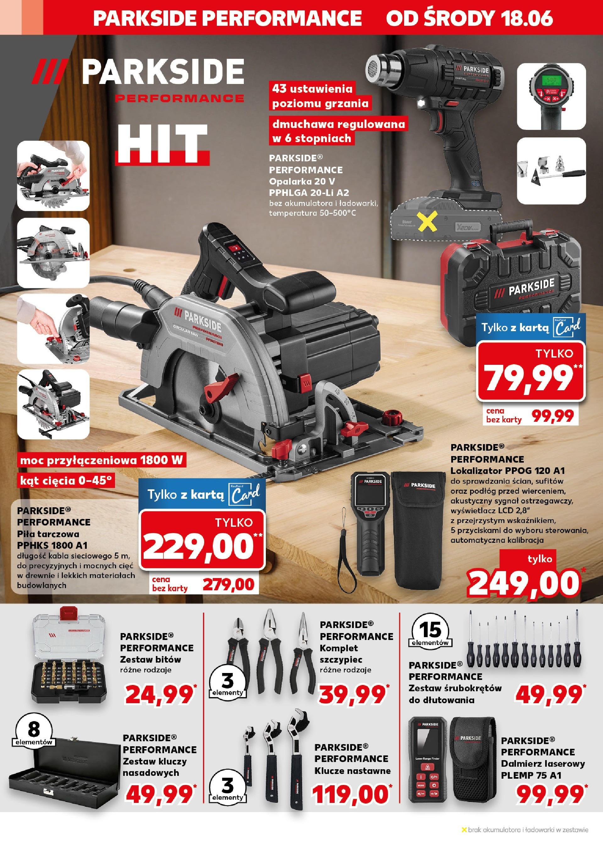 Kaufland gazetka - Mega okazje od 18.06.2025 - od jutra PDF | Strona: 6 | Produkty: Karta, Dalmierz laserowy, Zestaw śrubokrętów, Zestaw kluczy nasadowych