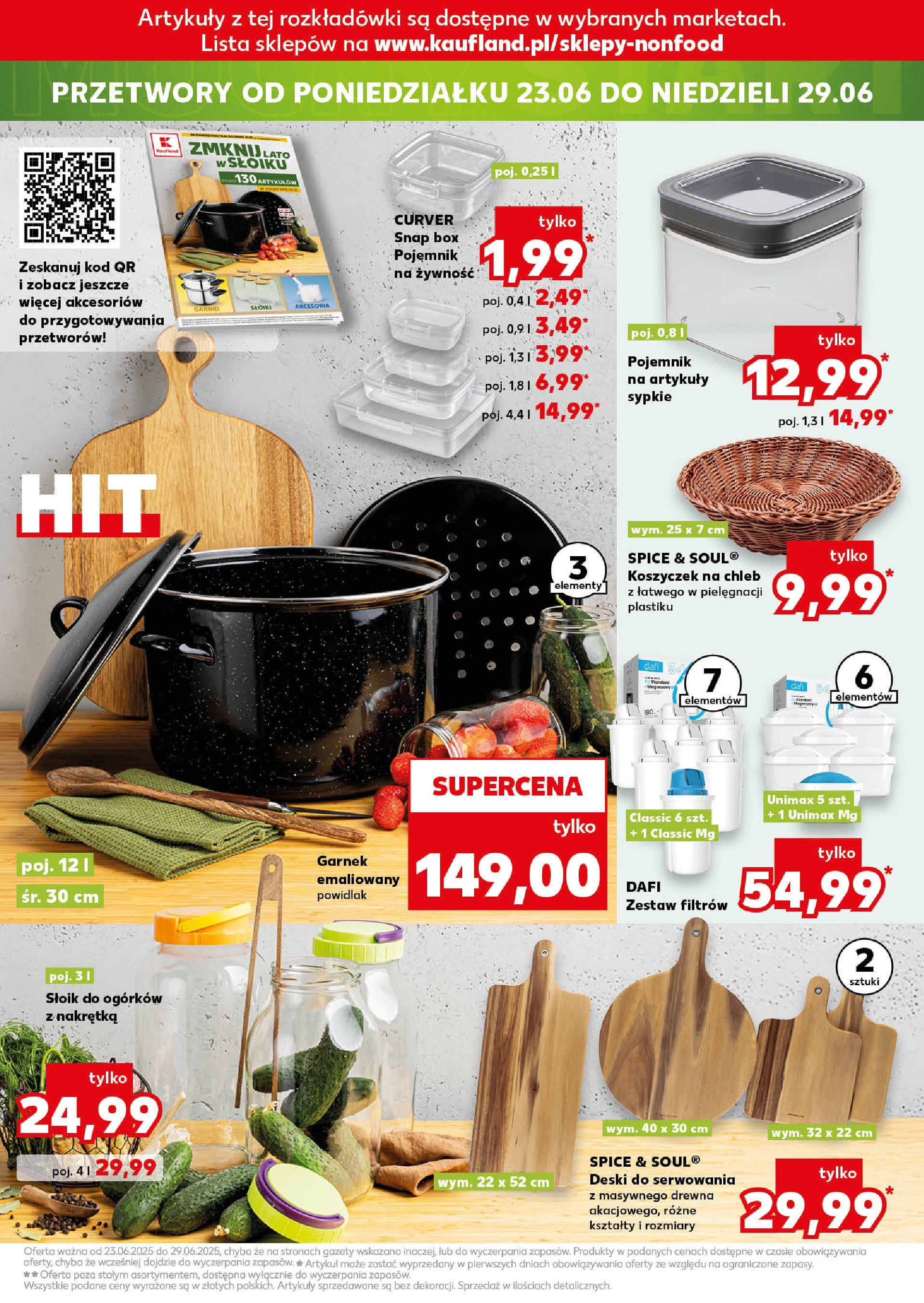 Kaufland gazetka - Mega okazje od 18.06.2025 - od jutra PDF | Strona: 19 | Produkty: Garnek, Chleb, Garnki