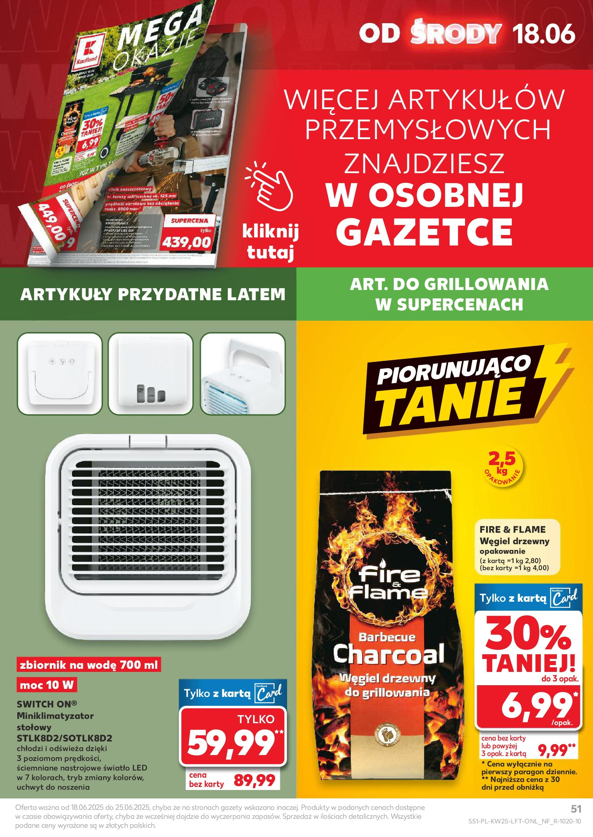Kaufland gazetka od 18.06.2025 - od jutra PDF | Strona: 51 | Produkty: Karta