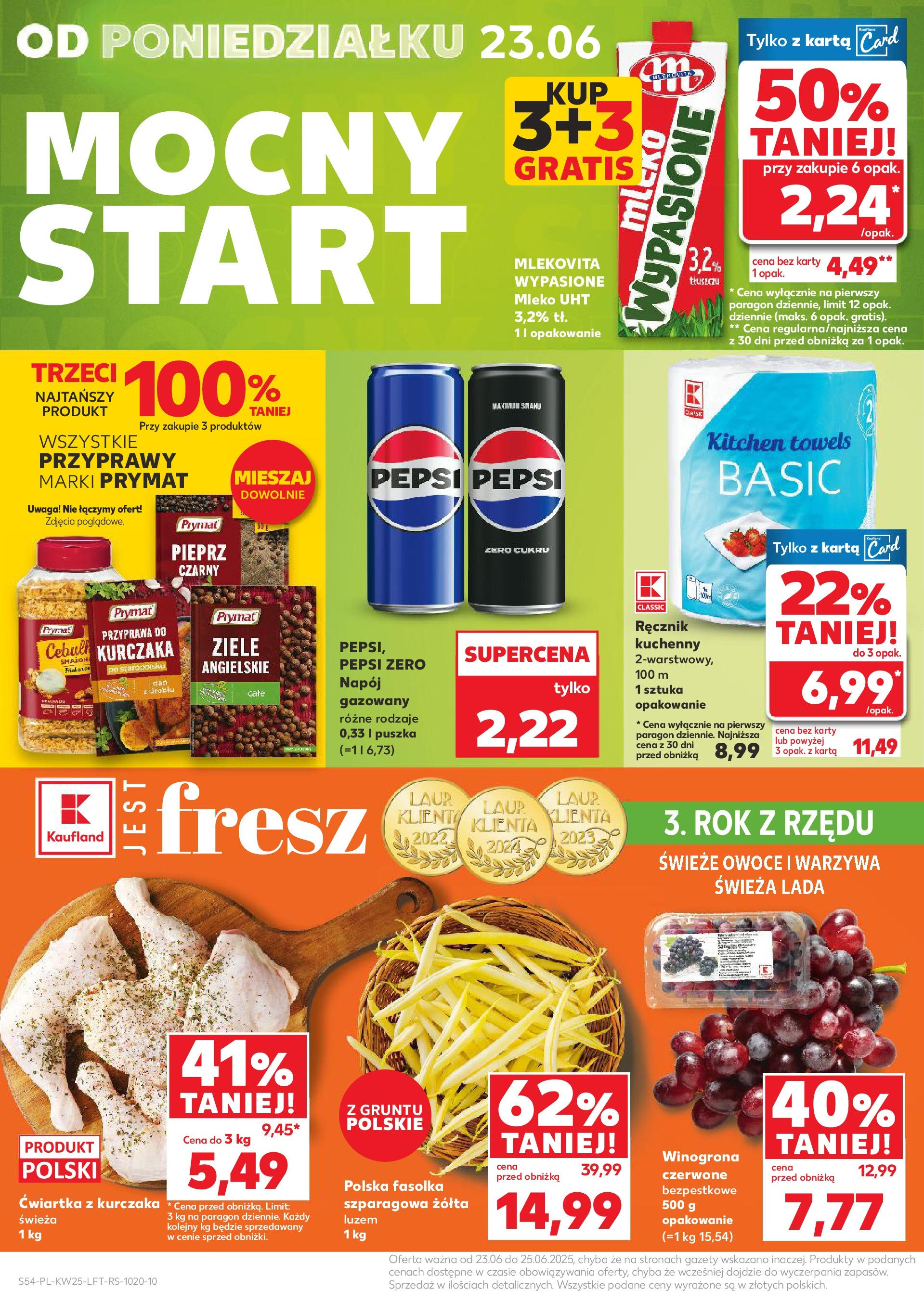 Kaufland gazetka od 18.06.2025 - od jutra PDF | Strona: 54 | Produkty: Karta, Ziele angielskie, Przyprawy, Owoce