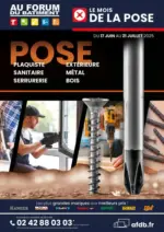 Au Forum du Bâtiment Le mois de la pose - au 21.07.2025