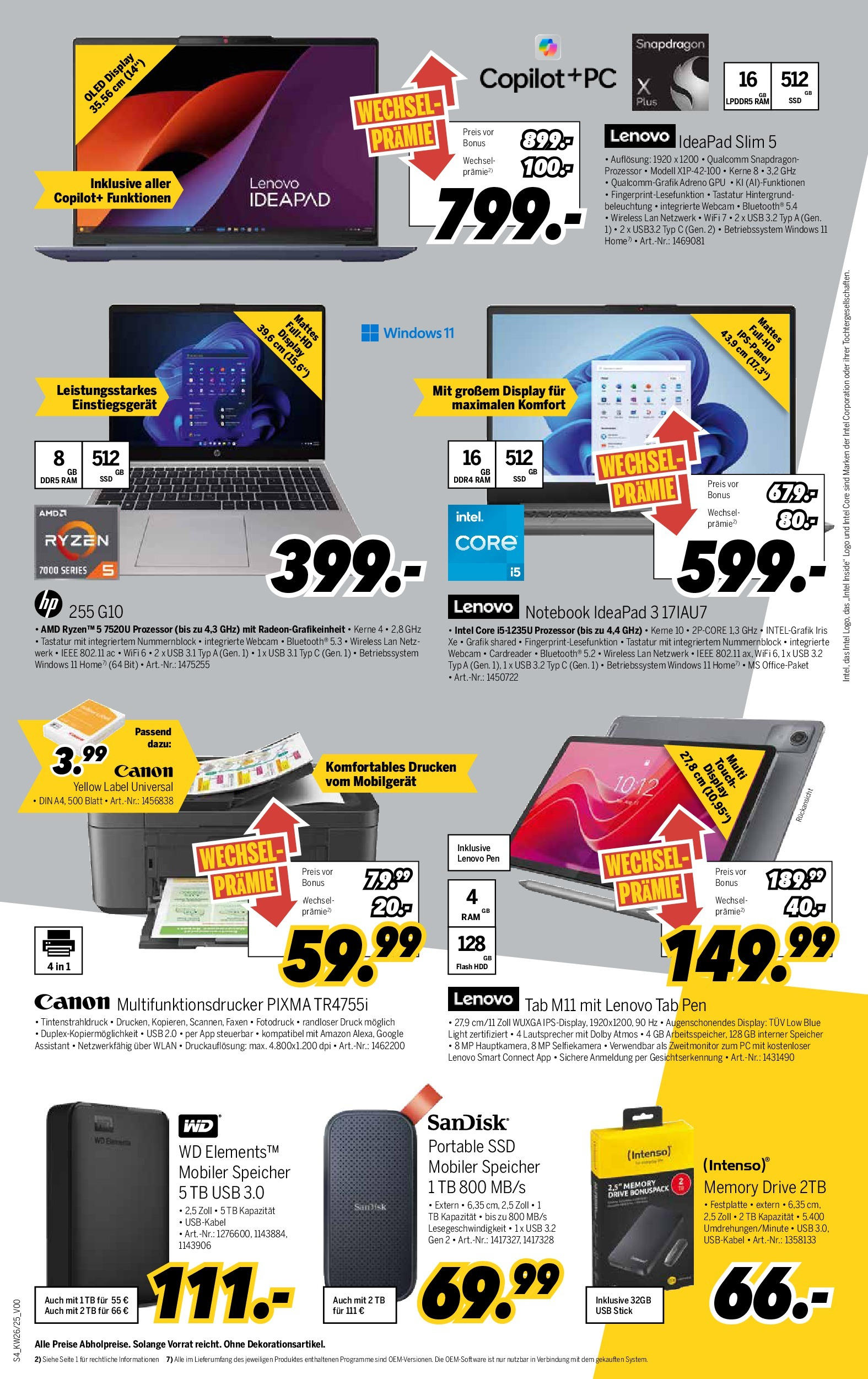 Medimax - MEDIMAX: Aktuelle Angebote (ab 21.06.2025) zum Blättern | Seite: 4 | Produkte: Lautsprecher, USB, Usb stick, Tastatur
