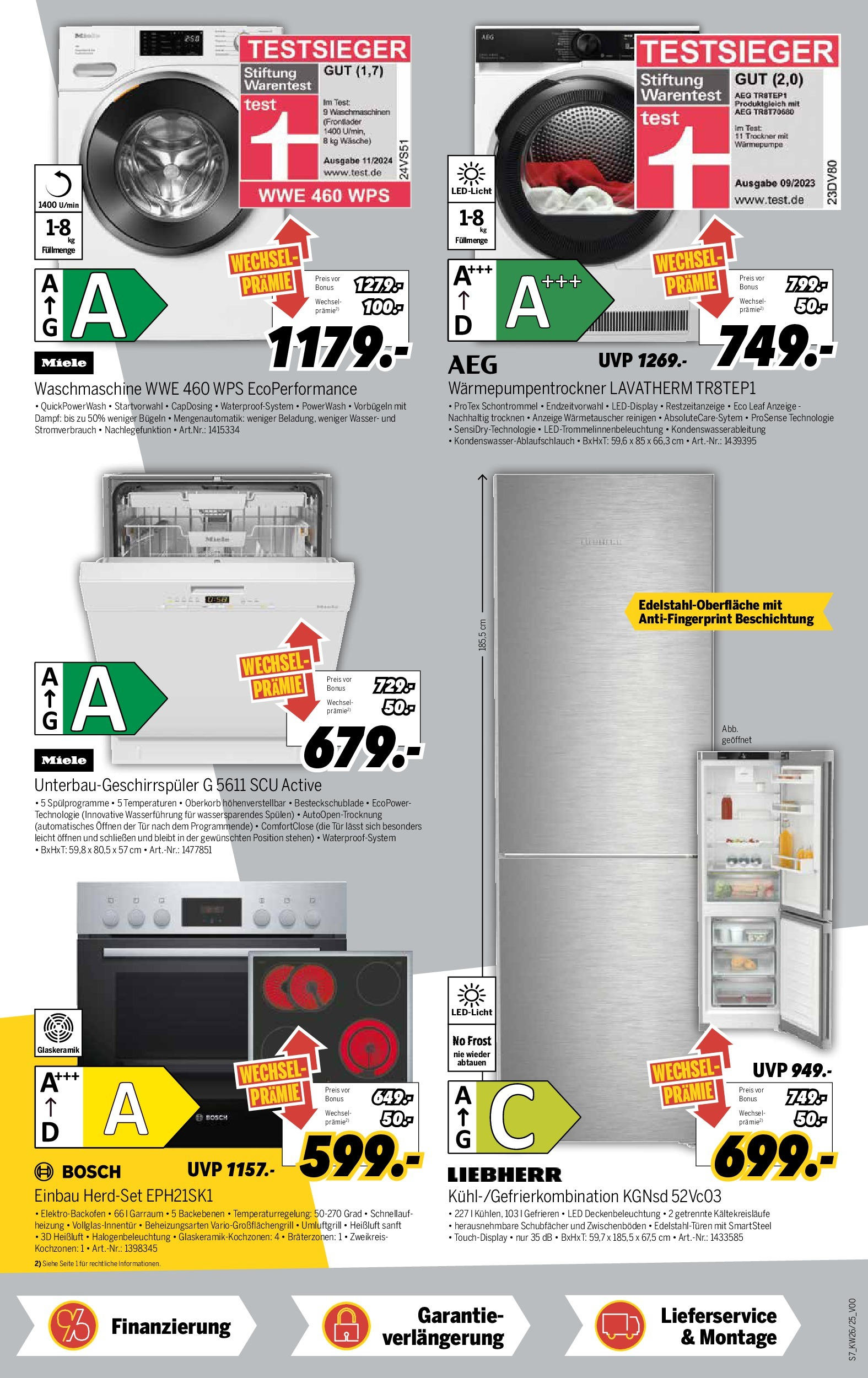 Medimax - MEDIMAX: Aktuelle Angebote (ab 21.06.2025) zum Blättern | Seite: 7 | Produkte: AEG, Trockner, Tür, Wasser