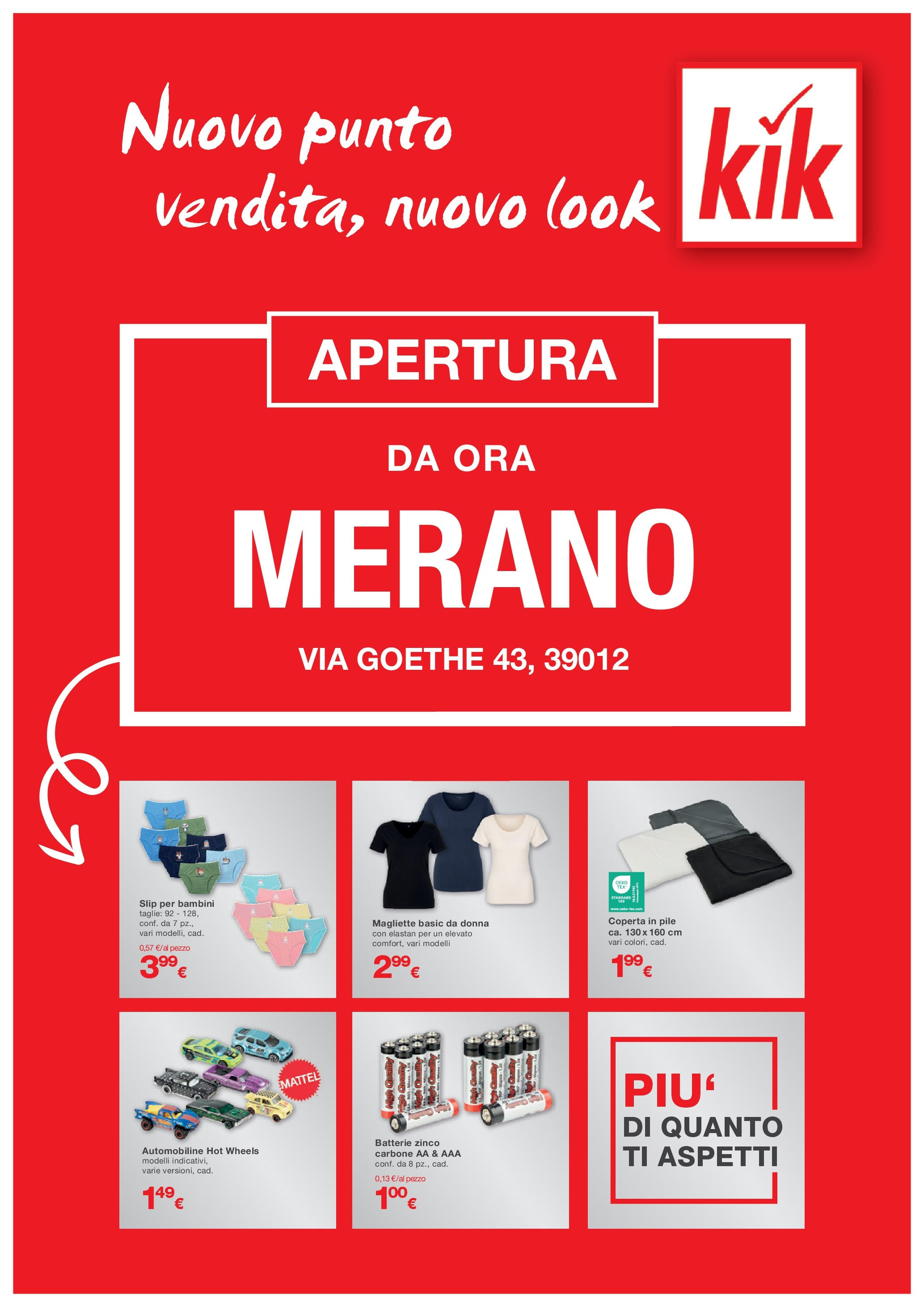 Volantino KiK valido da 18/06/2025 numero di pagina 1