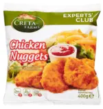 Kaufland хипермаркет CRETA FARMS Пилешки хапки замразени, панирани - до 15-02-26