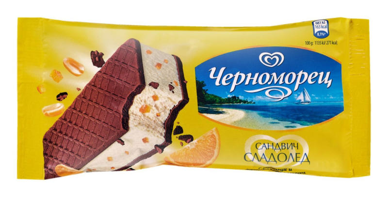 Черноморец Сладолед сандвич